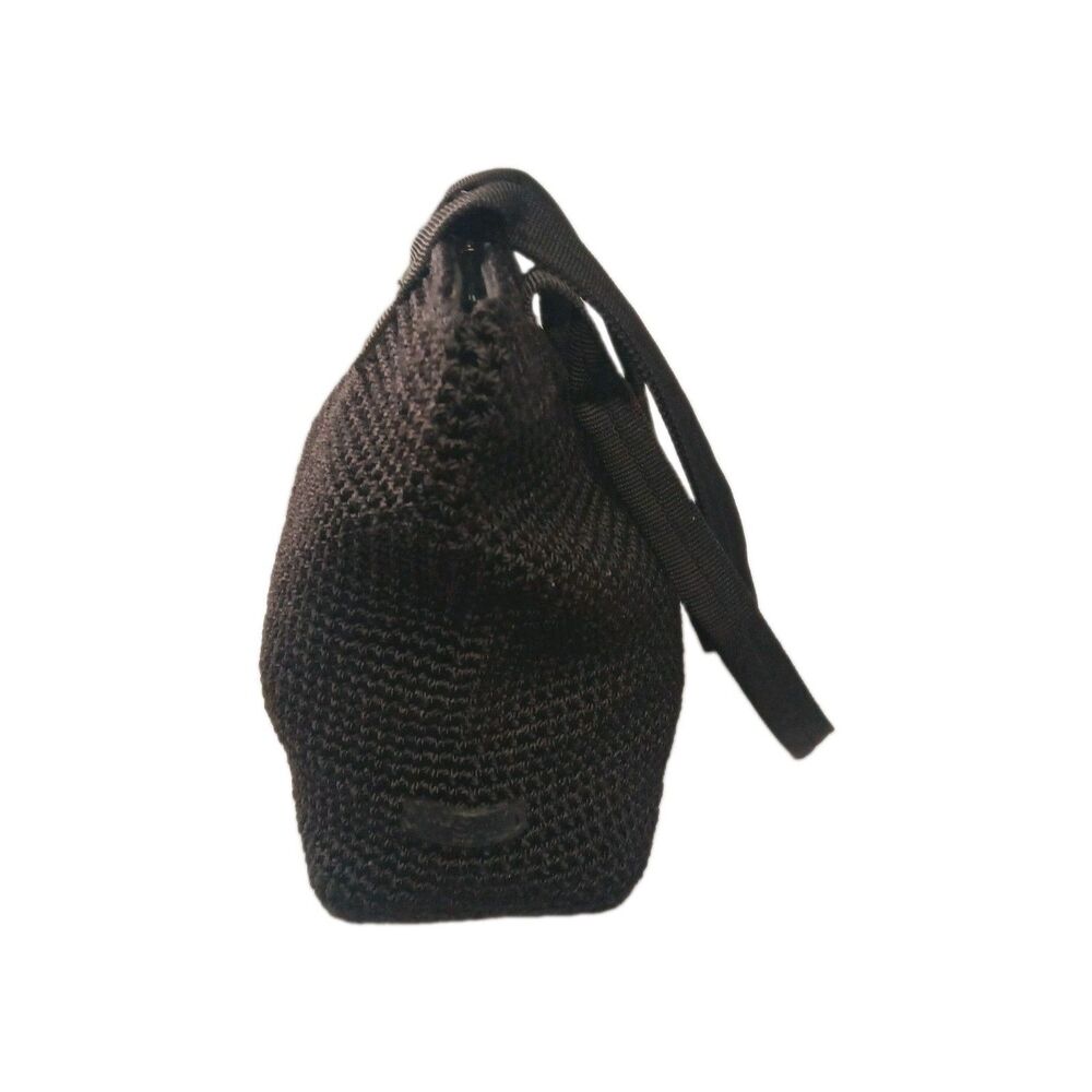 The Sak  Knitted Shoulder Tote Vintage Black Handbag - Picture 5 of 8